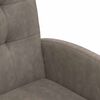 vidaXL Esszimmerst&uuml;hle mit Rollen 2 pcs Grau 58 x 67 x 97 cm
