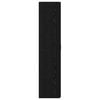vidaXL Hochboard Schwarz Eichen-Optik 70 x 42.5 x 185 cm Holzwerkstoff