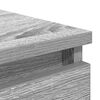 vidaXL Sideboard mit Schubladen Grau Sonoma 37,5x35x99cm Holzwerkstoff