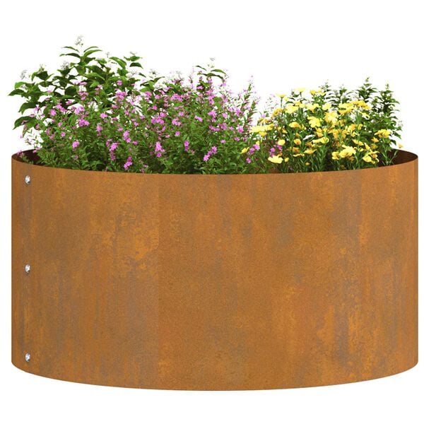 vidaXL Garten 5 pcs Braun 40 x 40 x 20 cm Cortenstahl