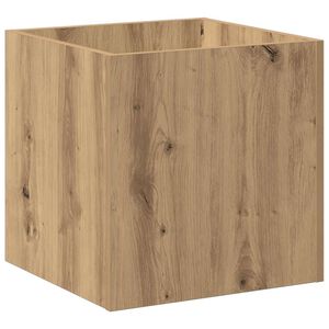 vidaXL Pflanzgef&auml;&szlig; Artisan-Eiche 40x40x40 cm Holzwerkstoff
