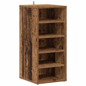 vidaXL Schuhschrank Altholz-Optik 32x35x70 cm Holzwerkstoff