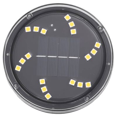 vidaXL Solar-Bodenleuchten mit Erdspieß 4 Stk. Warmweiß