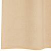 vidaXL Voile Vorh&auml;nge mit Schlaufen 2 Stk. Sandfarbe 140x175 cm