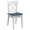 vidaXL Sitzkissen 4 pcs Blau 40 x 40 x 3 cm Samt