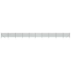 vidaXL Maschendrahtzaun Gr&uuml;n 1,6x25 m