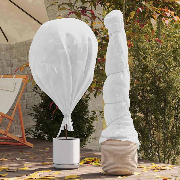 vidaXL Winterschutz fur Pflanzen Wei&szlig; 50 x 3,2 m Vliesstoff