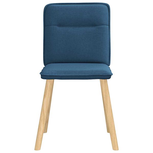 vidaXL Esszimmerst&uuml;hle 6 Stk. Blau Stoff