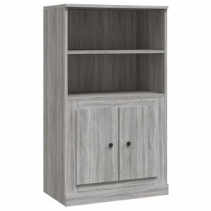 vidaXL Highboard Grau Sonoma 60x35,5x103,5 cm Holzwerkstoff
