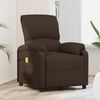 vidaXL Massagesessel Dunkelbraun Stoff