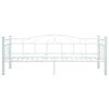 vidaXL Tagesbett-Rahmen Wei&szlig; Metall 90&times;200 cm