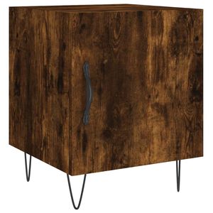 vidaXL Nachttisch R&auml;uchereiche 40x40x50 cm Holzwerkstoff