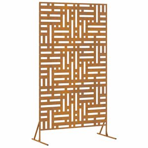 vidaXL Sichtschutz Grau 100 x 50 x 180 cm Wetterfeststahl