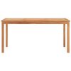 vidaXL 7-teiliges Garten-Ess-Set 160 x 80 cm Massivholz Teak