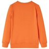 Kinder-Sweatshirt Dunkelorange 92