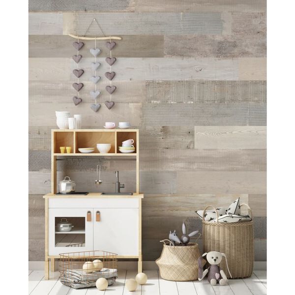 Grosfillex Wandfliesen Accent 9 Stk. 15,4x120 cm Amazonia