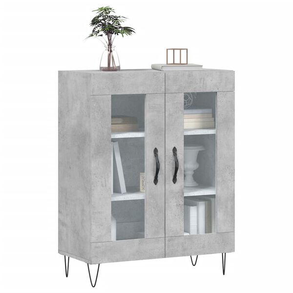vidaXL Sideboard Betongrau 69,5x34x90 cm Holzwerkstoff