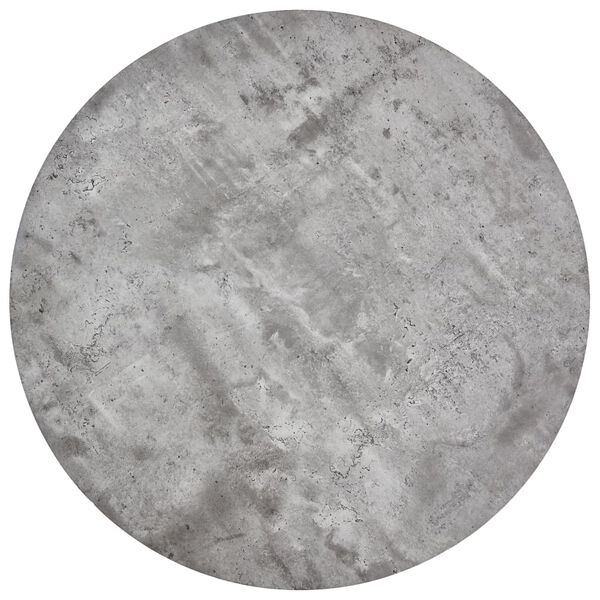 vidaXL Esstisch Beton und Silbern 90x73,5 cm MDF