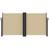 vidaXL Seitenmarkise Ausziehbar Beige 120x1200 cm