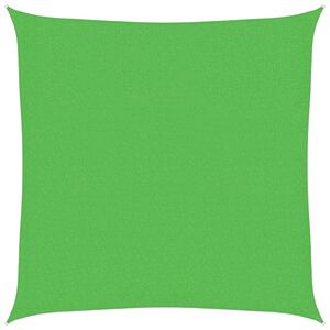 vidaXL Sonnensegel 160 g/m&sup2; Hellgr&uuml;n 2,5x2,5 m HDPE