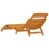 vidaXL Sonnenliege 2 pcs Braun 55 x 184 x 64cm Massivholz Akazie