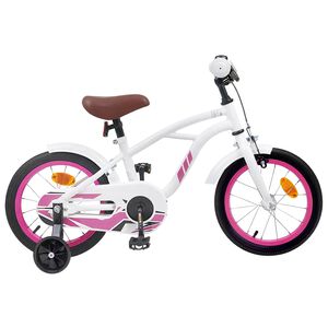 vidaXL Kinderfahrrad 16 Zoll f&uuml;r 4-6 Jahre alt Wei&szlig;
