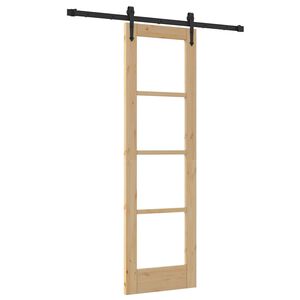 vidaXL Schiebet&uuml;r ORKDAL Natur 61 x 198,5 cm