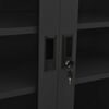 vidaXL B&uuml;roschrank Anthrazit 90x40x105 cm Stahl