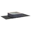 vidaXL Bodenfolie f&uuml;r Pools Schwarz 550 x 280 x 0,1 cm Vliesstoff
