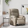 vidaXL Relaxsessel Elektrisch Cappuccino-Braun Kunstleder