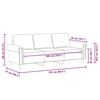 vidaXL 3-Sitzer-Sofa Rosa 180 cm Samt
