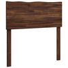 vidaXL Baumkanten-Kopfteil ROSTOCK Dunkelbraun 80 cm Massivholz Akazie