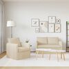 vidaXL Sofa 2 pcs Creme