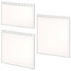iWALLZ 3-teiliges Plattformen-Set Wei&szlig; i8025