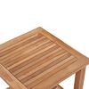 vidaXL Couchtisch 45x45x45 cm Massivholz Teak