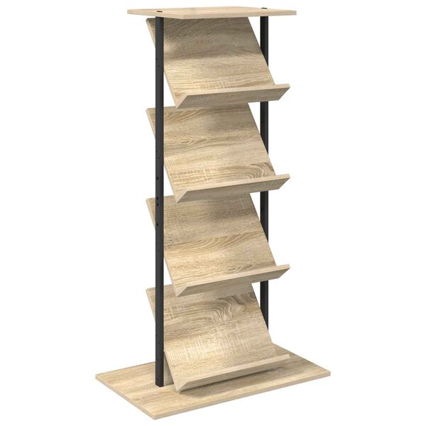 vidaXL Magazinregal Sonoma-Eiche 68 x 40 x 123.5 cm Holzwerkstoff