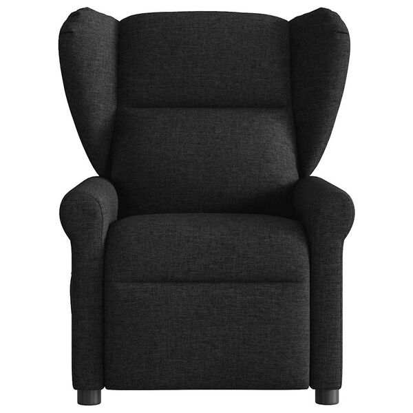 vidaXL Massagesessel Elektrisch Schwarz Stoff