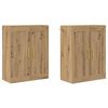 vidaXL Wandmontierter Schrank 2 stk. Artisan-Eiche 69,5 x 34 x 90 cm
