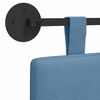 vidaXL H&auml;ngevorderseite Wandmontiert Blau 210 x 55 x 5 cm Cordstoff