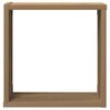 vidaXL W&uuml;rfel-Wandregale 6 Stk. Artisan-Eiche 30x15x30 Holzwerkstoff