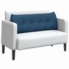 vidaXL R&uuml;cken Kissen Blau 140 x 24 x 50 cm Stoff