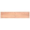 vidaXL Wandregal Hellbraun 180x40x(2-4) cm Massivholz Eiche Behandelt
