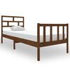 vidaXL Massivholzbett Honigbraun Kiefer 75x190 cm