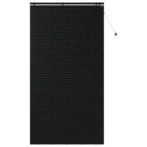 vidaXL Venezianische Jalousie Schwarz 135 x 250 cm 35 mm