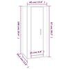 vidaXL 4-tlg. TV-Schrank-Set Sonoma-Eiche Holzwerkstoff