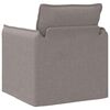 vidaXL Sofa Taupe Gesamtabmessungen: 75 x 82 x 85 cm (B x T x H) Samt