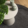 vidaXL Teppich Shaggy Hochflor Modern Anthrazit &Oslash; 240 cm
