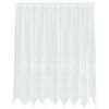 vidaXL Spitzenvorhang Wei&szlig; 140 x 200 cm Polyester