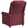 vidaXL Relaxsessel Elektrisch Weinrot Stoff