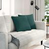 vidaXL Sofakissen 2 pcs Dunkelgr&uuml;n 45 x 45 cm Stoff